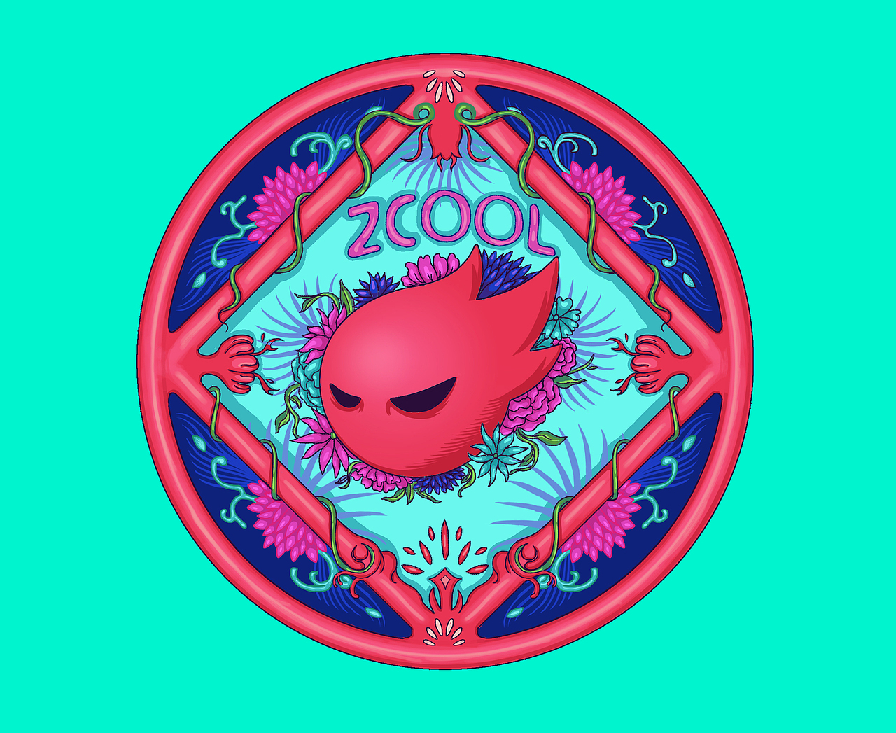 ZCOOL10周年图腾纪念（图ZNTI5MDg1OTY=） - 新锐潮流插画 - 站酷设计师suwen111原创素材 - 站酷ZCOOL