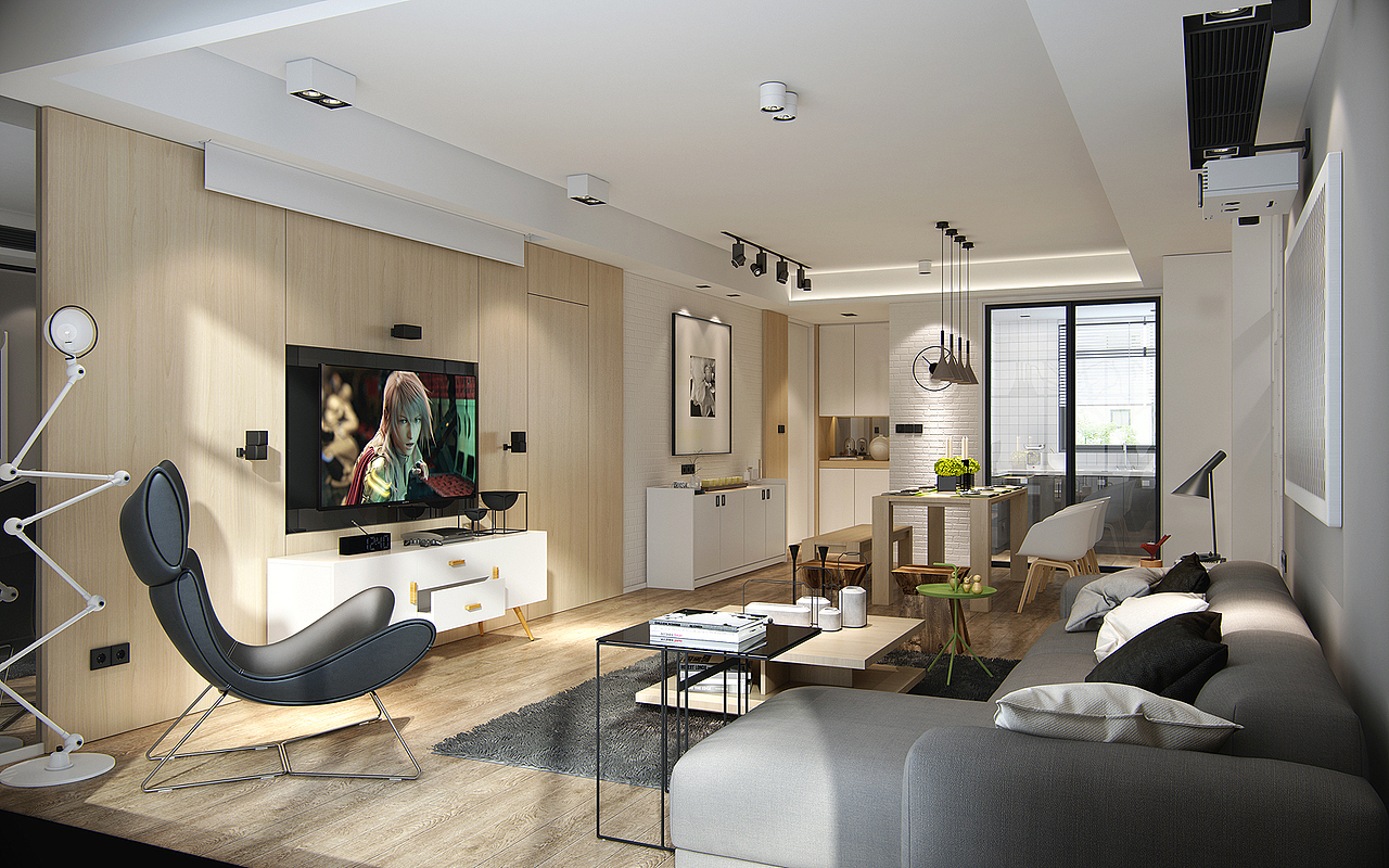 西安市骊苑盛景 三居设计