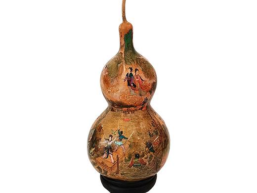 白蛇传-葫芦彩绘-手绘