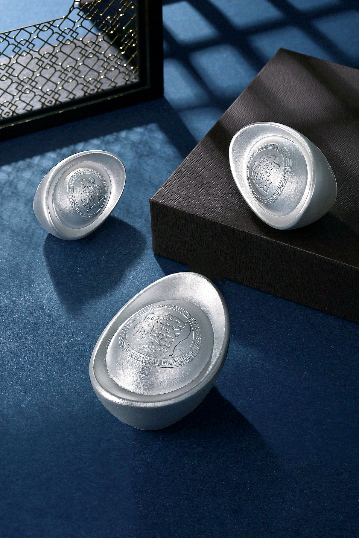 珠宝饰品产品摄影修图--银元宝2