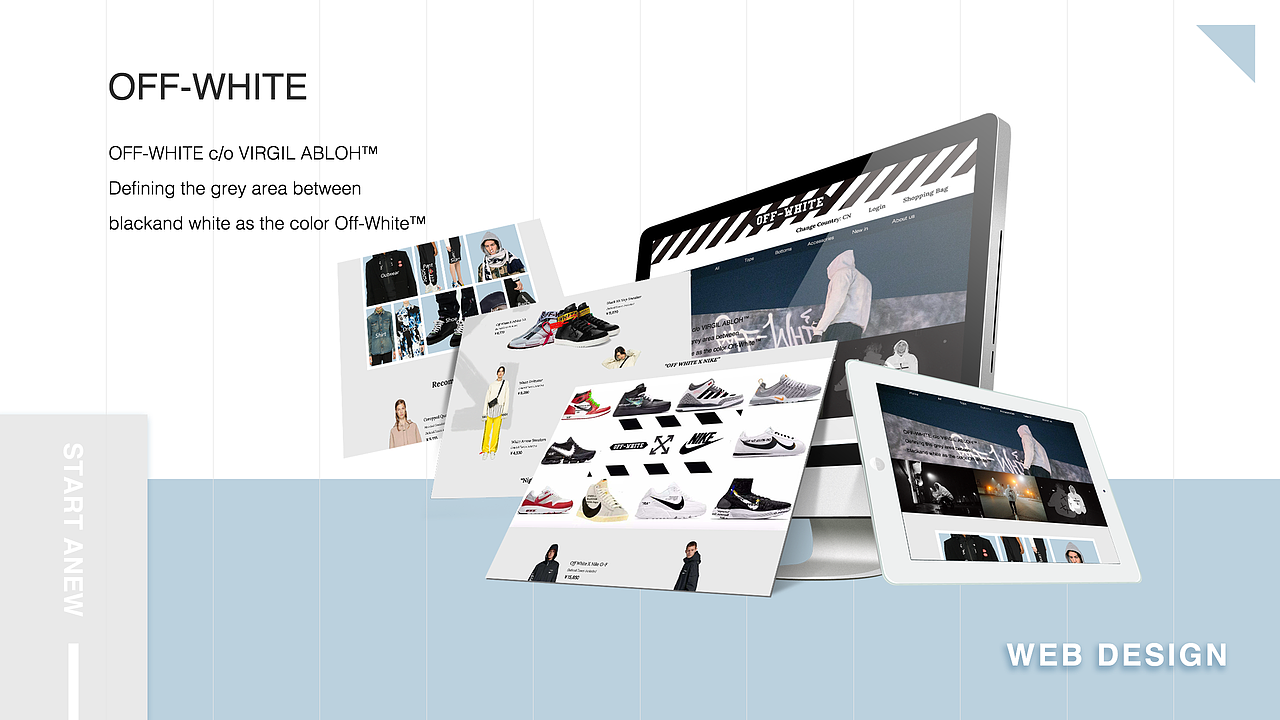 OFF-WHITE 网页设计（图ZMTM5ODMxMDQw） - 电商 - 站酷设计师Dzy1996原创素材 - 站酷ZCOOL