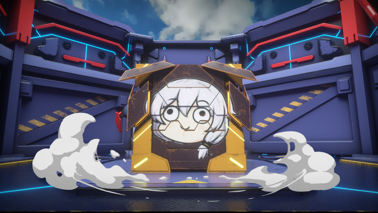 崩坏3补给箱场景外加赤鸢之翼模型