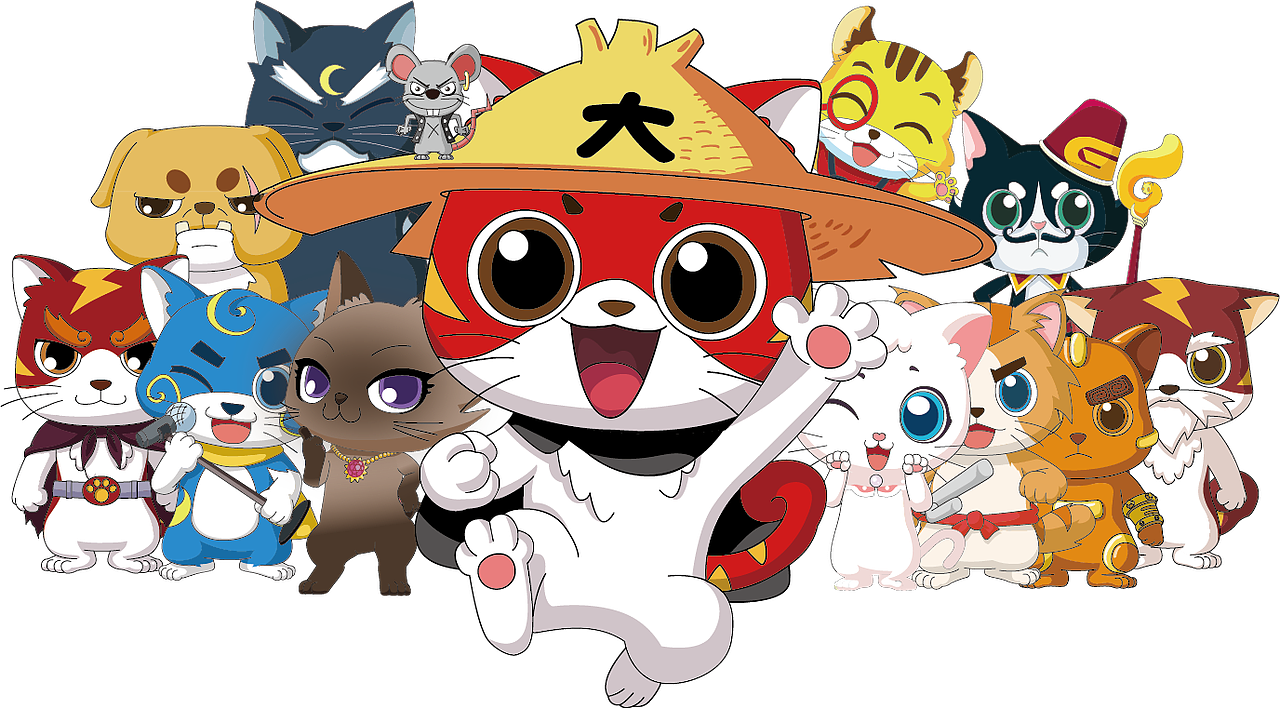 《小猫大将》IP作品（图ZMTc3NDA4OTg4） - 品牌 - 站酷设计师Leemy梨米原创素材 - 站酷ZCOOL