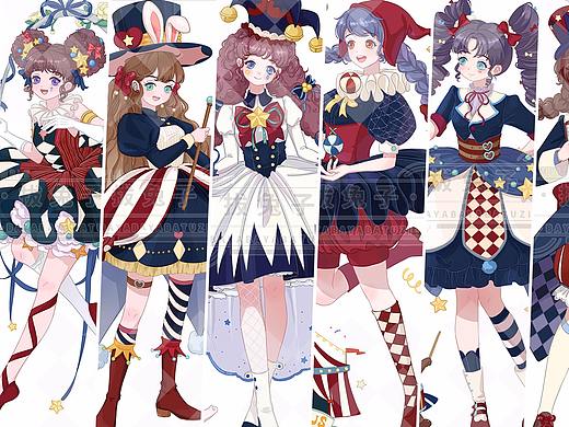 妙妙马戏团手账胶带稿