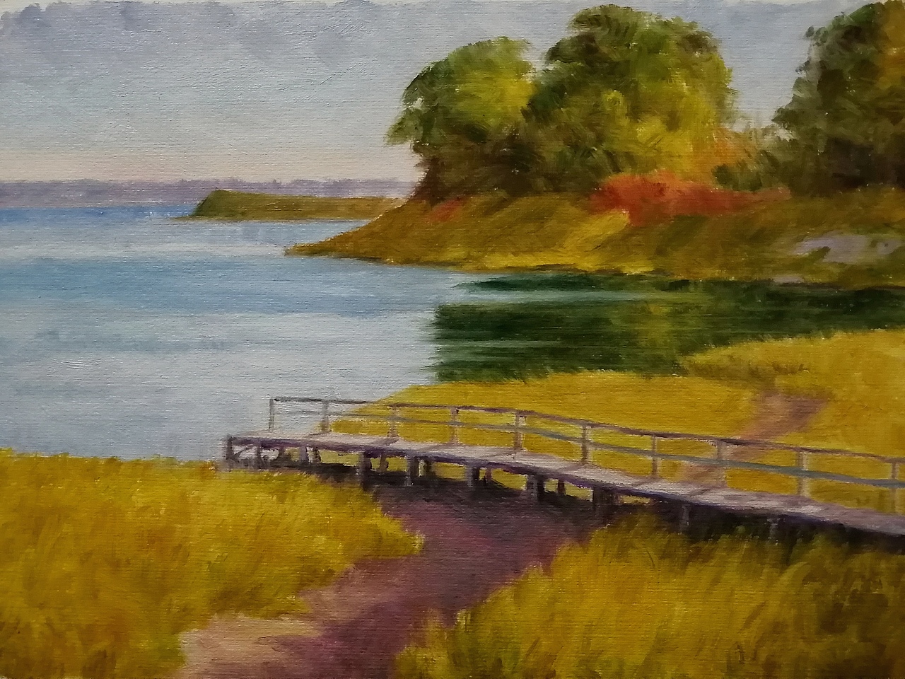 几幅油画风景练习|纯艺术|绘画|木久一_临摹作品-站酷zcool