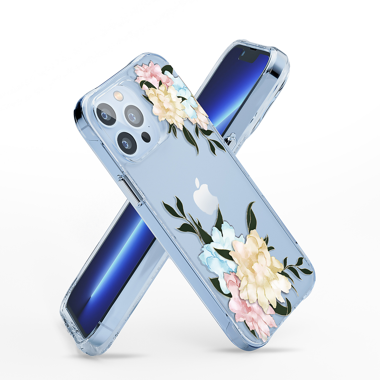 花手机壳iPhone13 pro max 渲染（图ZMjgyOTE0NTIw） - 产品 - 站酷设计师Jennifer鸡蛋原创素材 - 站酷ZCOOL