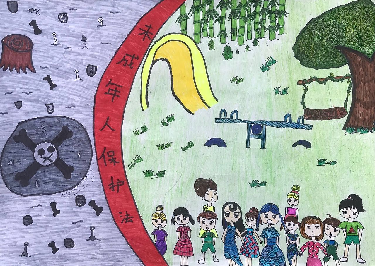 法制绘画（图ZOTM1ODk0OTI=） - 儿童插画 - 站酷设计师听风者棕子熊原创素材 - 站酷ZCOOL
