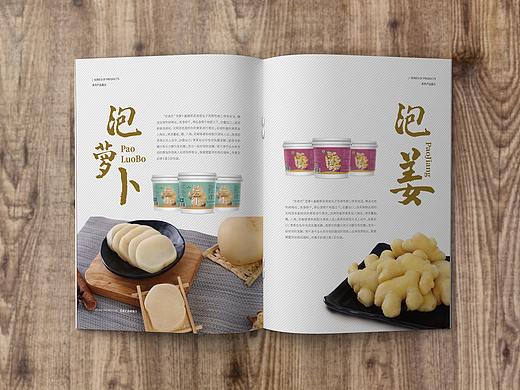 为成都食品企业做的画册设计