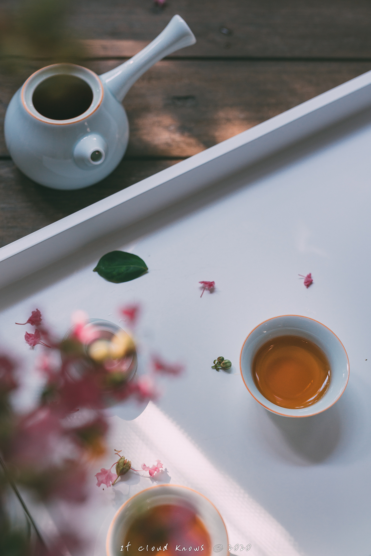 一组静物茶具拍摄