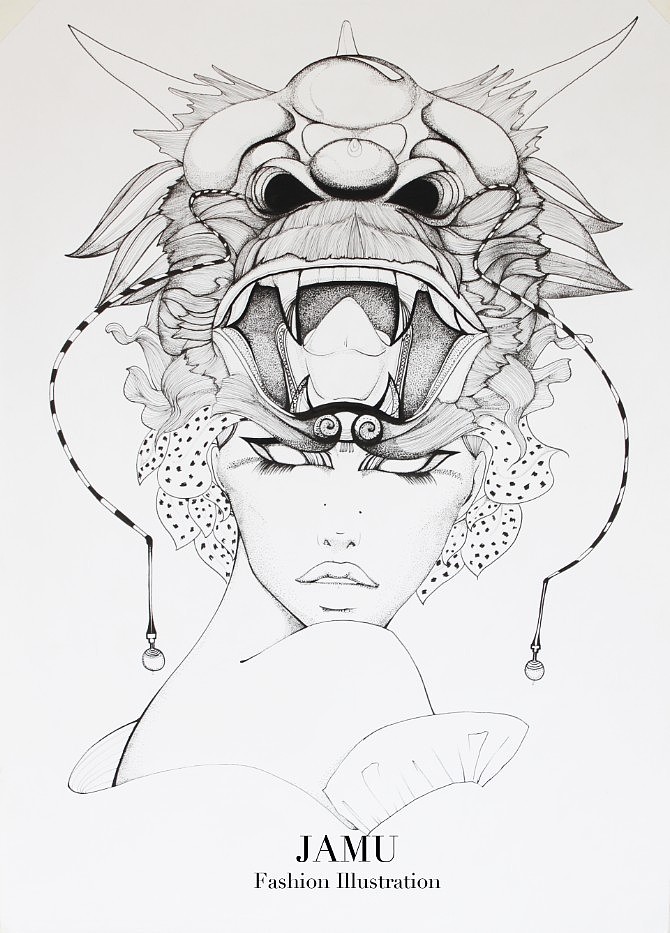 JAMU時尚插畫之十二生肖合集（图ZNTQyNjkxNg==） - 创作习作 - 站酷设计师迦木木原创素材 - 站酷ZCOOL