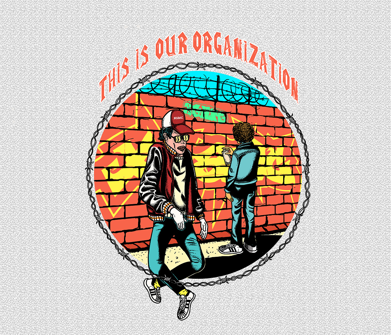 XGANG this is our organization 滑板插画（图ZMTczMDQ1OTQ0） - 商业插画 - 站酷设计师thelittlelee原创素材 - 站酷ZCOOL