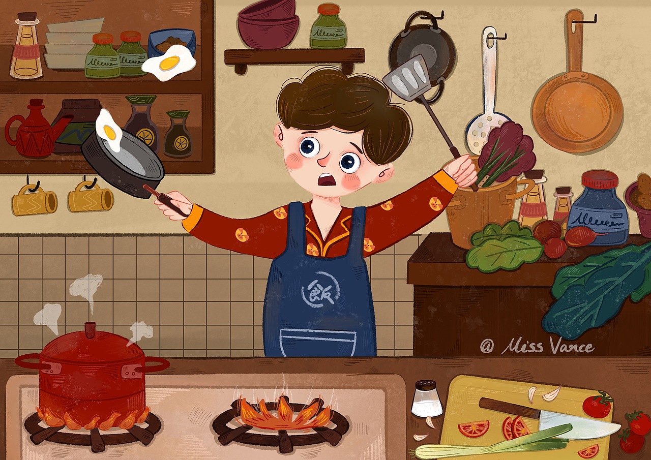 生活日常～（图ZMjA1MDcwNzY4） - 创作习作 - 站酷设计师画画的旺斯小姐原创素材 - 站酷ZCOOL
