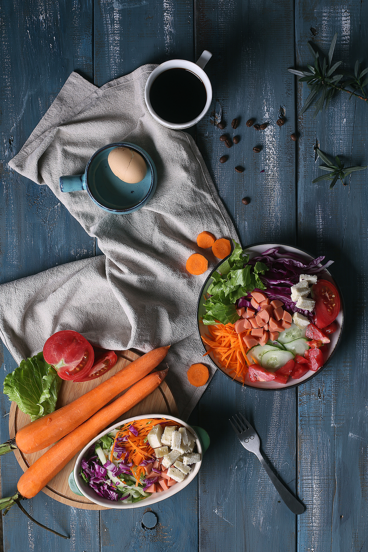 蔬菜沙拉 美食拍摄 沙拉食品拍摄 美食摄影（图ZNTgzMTMzOTI=） - 产品摄影 - 站酷设计师1819摄影工作室原创素材 - 站酷ZCOOL