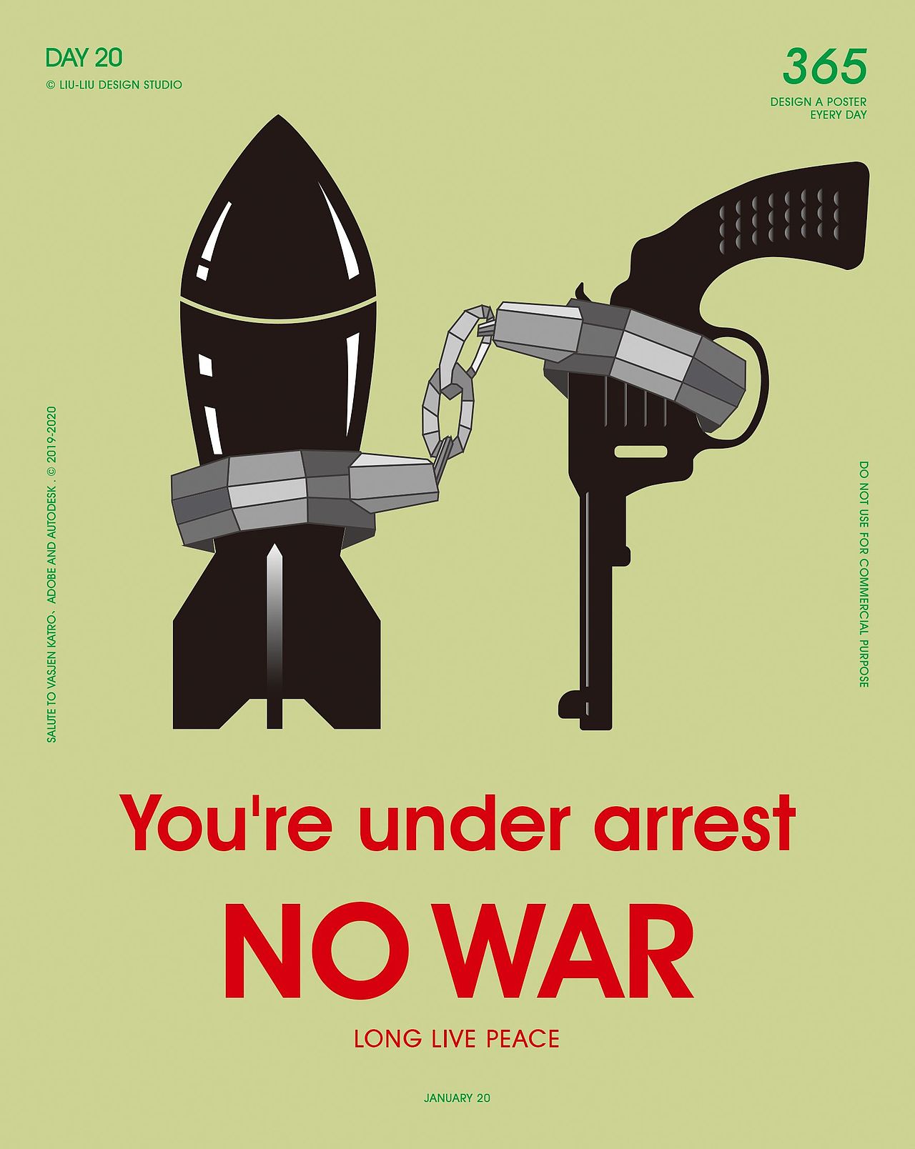 反战题材的原创创意海报