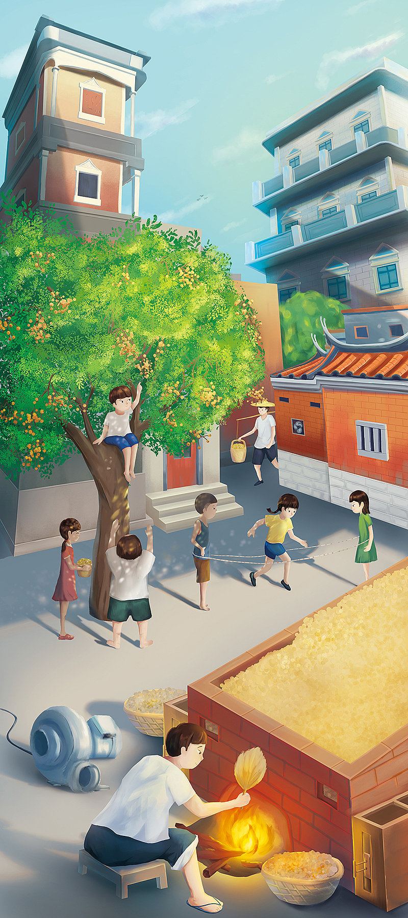 龙眼烘焙回忆（图ZMTkxMzE5MjEy） - 商业插画 - 站酷设计师麋鹿画画不迷路原创素材 - 站酷ZCOOL