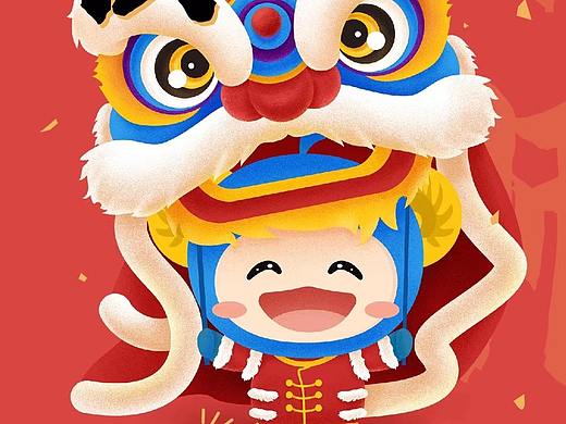  2021 辛丑牛年春节海报单页