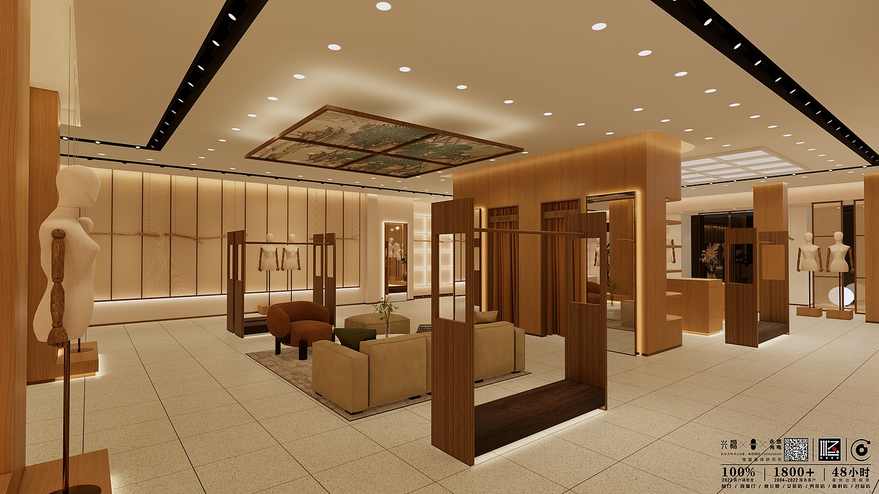 服装店/女装店/男装店/名品/面料店/纺织展厅/空间设计（图ZMzYwOTYwNTY0） - 商业空间设计 - 站酷设计师怪蛋星球原创素材 - 站酷ZCOOL