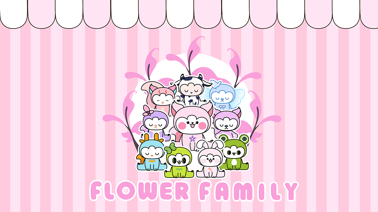 作品集 | 原创IP设计 | 花小狸&花花家族