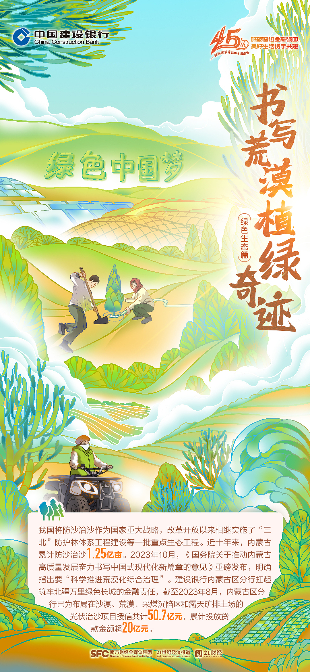 改革开放献礼海报X建设银行X南方财经（图ZMzU4OTI3MDEy） - 商业插画 - 站酷设计师吉里原创素材 - 站酷ZCOOL