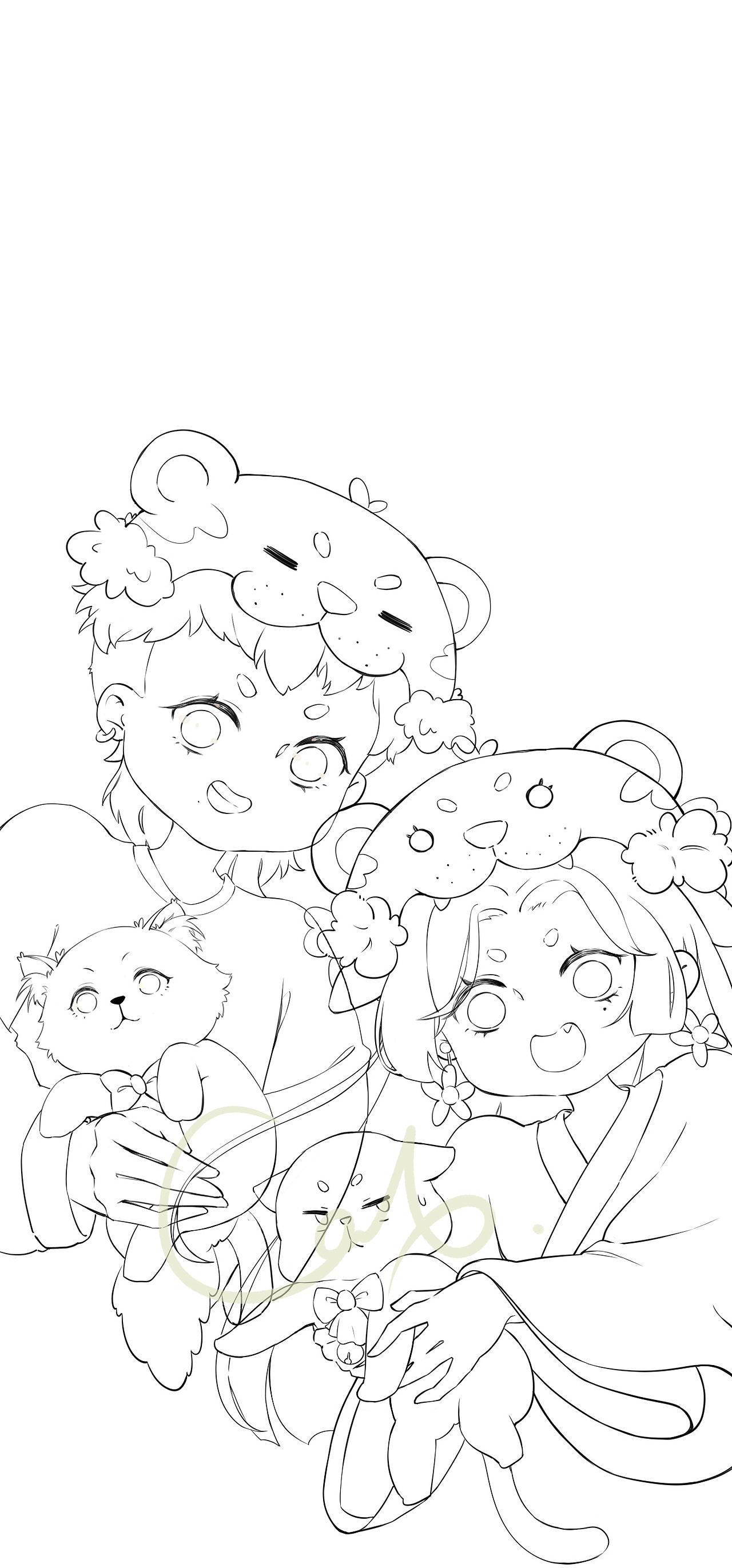 日常摸-虎年壁纸（图ZMjk2ODk1MTgw） - 创作习作 - 站酷设计师南方喵族呐原创素材 - 站酷ZCOOL