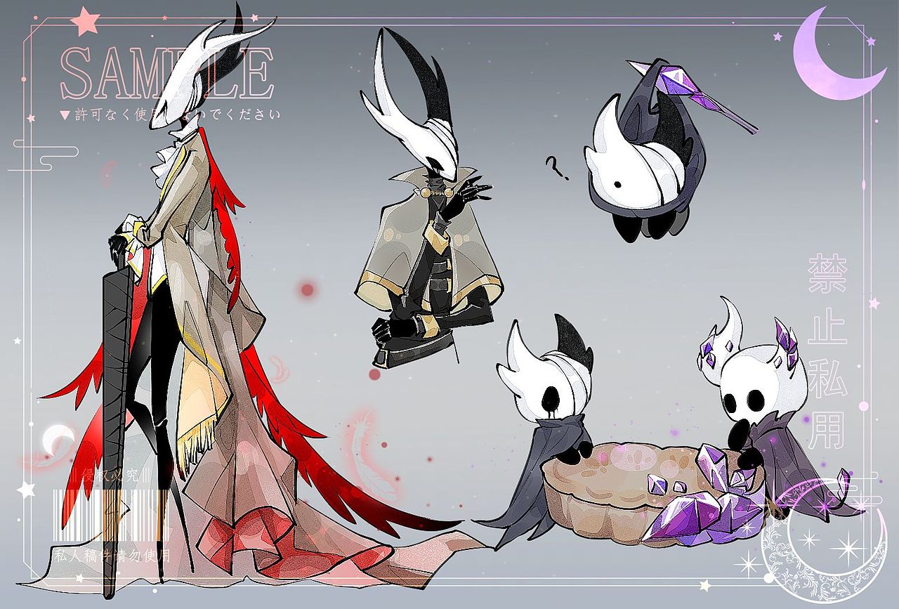 十月空洞骑士委托展示～（图ZMzU1MzQzNTM2） - 创作习作 - 站酷设计师秦咕咪睡不醒了原创素材 - 站酷ZCOOL