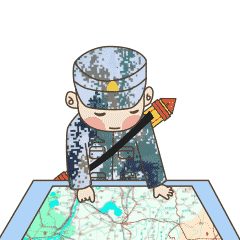 第二届“强军颜值”表情包大赛----《小小测绘兵》（图ZMTQ5OTk0NzQ0） - 艺术插画 - 站酷设计师画画的子木原创素材 - 站酷ZCOOL