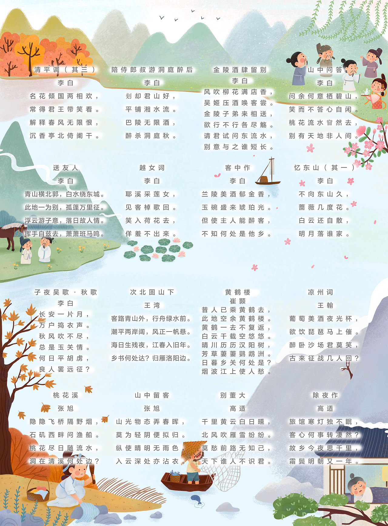 唐诗300首-儿童有声挂图