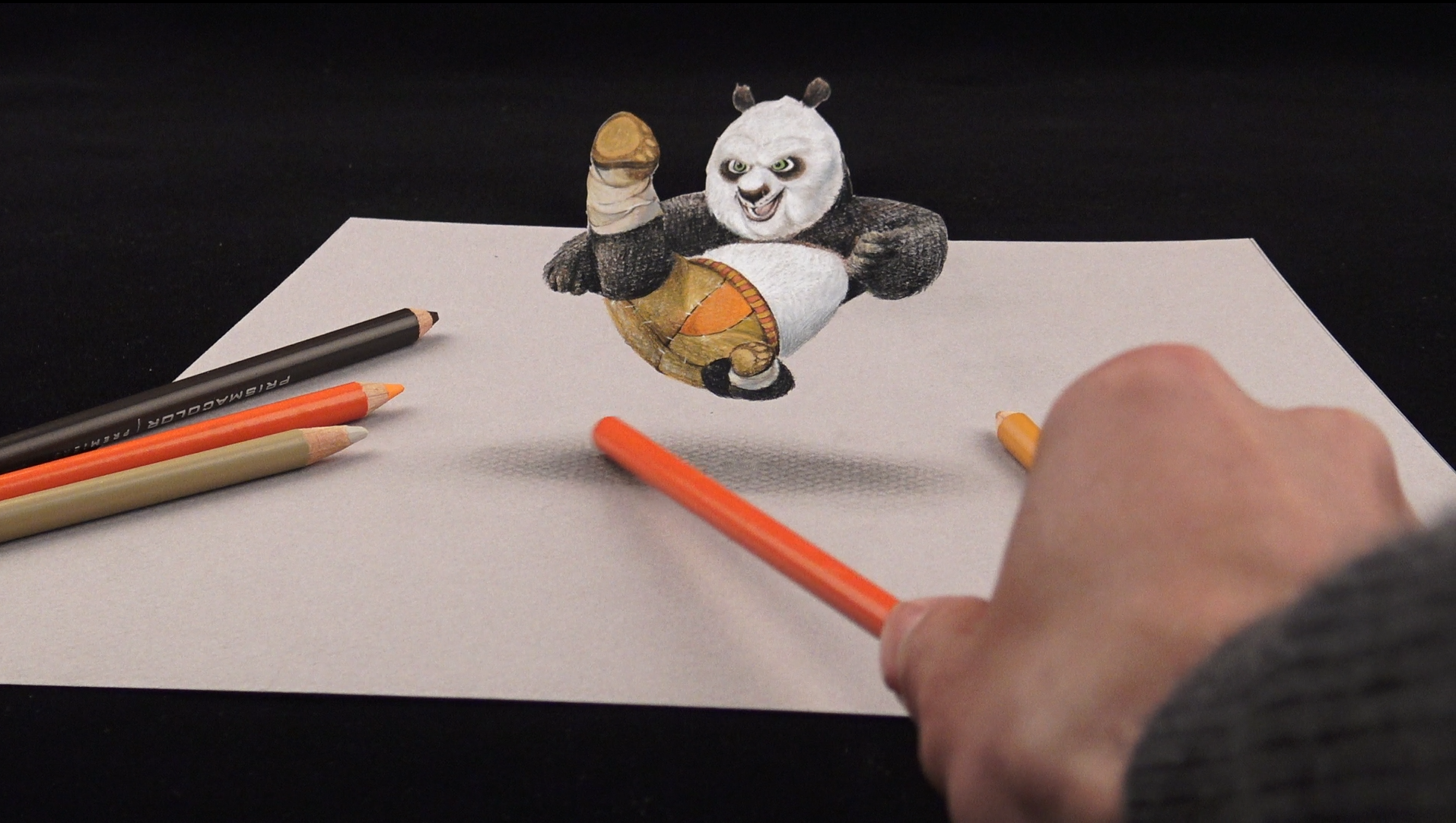 3d功夫熊猫绘画