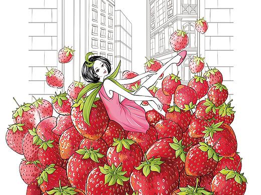 卡姿兰插画面膜系列——早安面膜