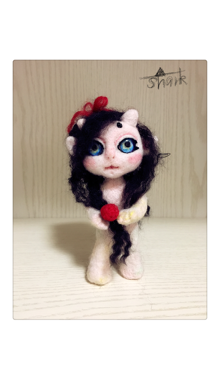 我的第一个毛毡娃 小魔怪 感觉自己像个造物者（图ZNzg2MTQxNzY=） - 手办/模玩 - 站酷设计师w鲨_210原创素材 - 站酷ZCOOL