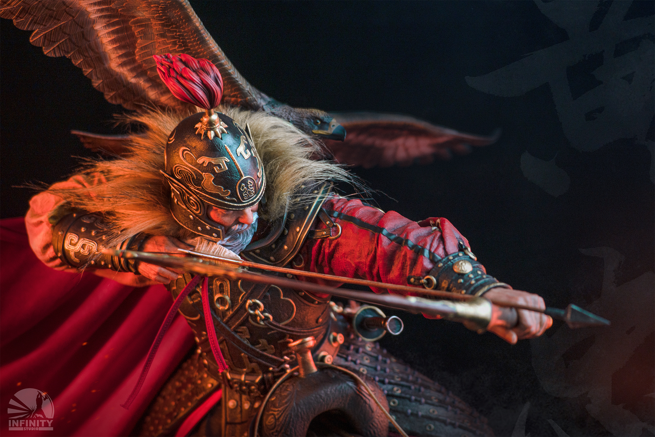 开天工作室【三国五虎系列 1/4黄忠雕像】新品公布 |手工艺|手办/模玩