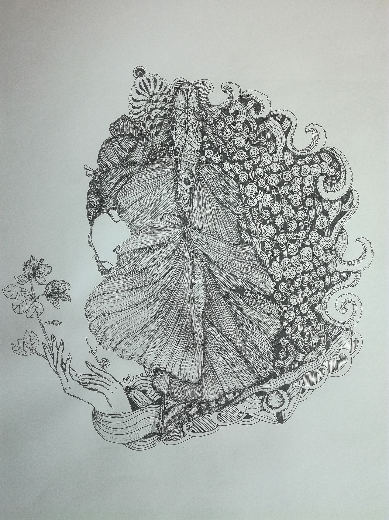 线描装饰画（图ZMTAxODI0MDQ4） - 概念设定 - 站酷设计师FOX007009原创素材 - 站酷ZCOOL