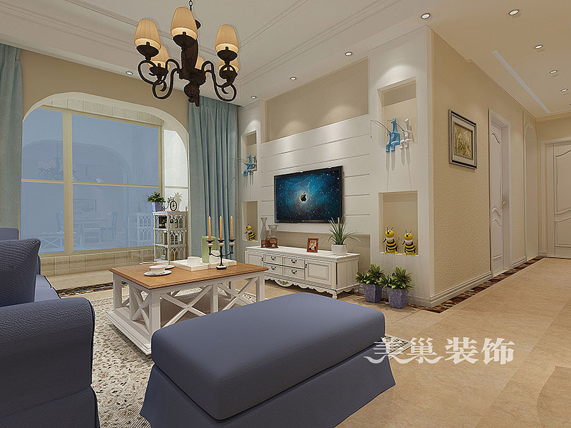 美式电视背景墙