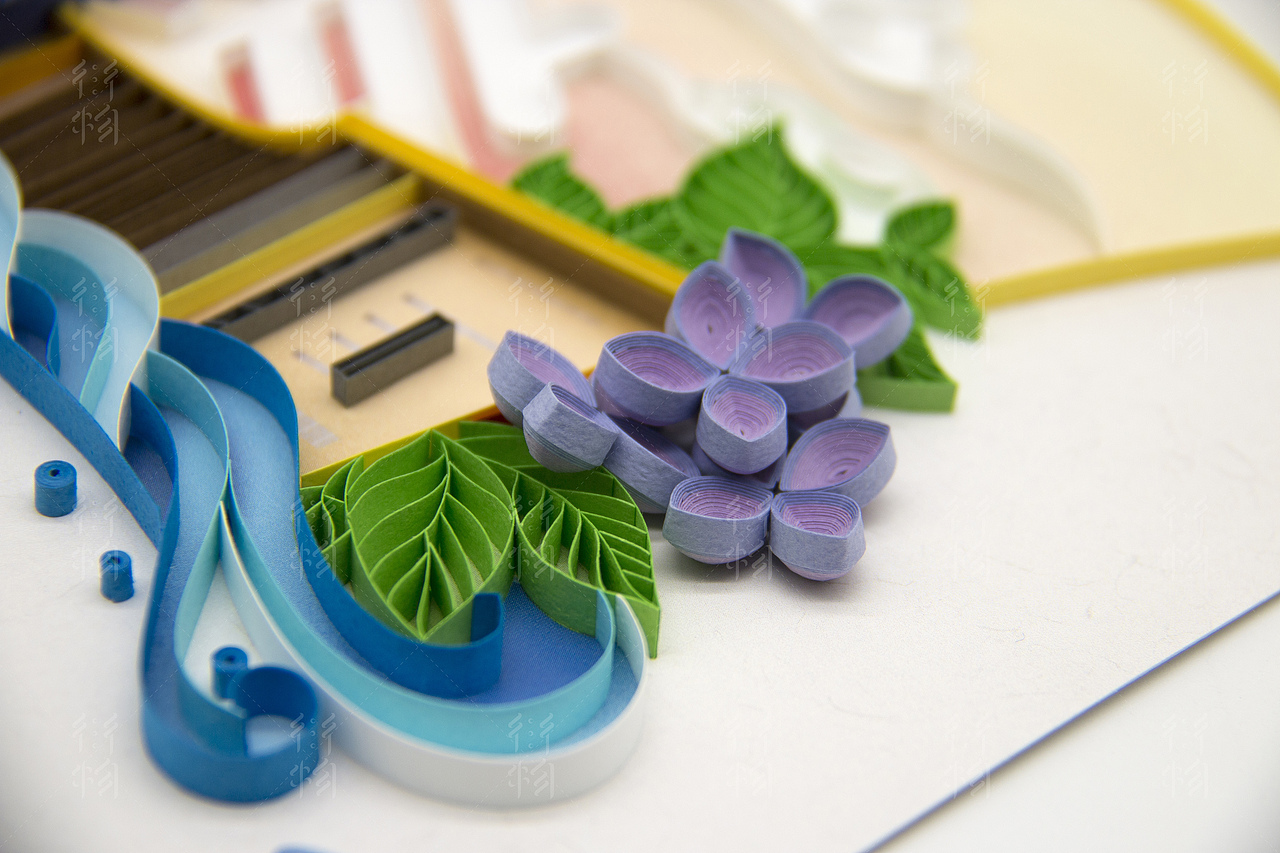 《吴泾十景》插画衍纸艺术（图ZMTY2NDYzODE2） - 其他手工艺 - 站酷设计师黎凯泉原创素材 - 站酷ZCOOL