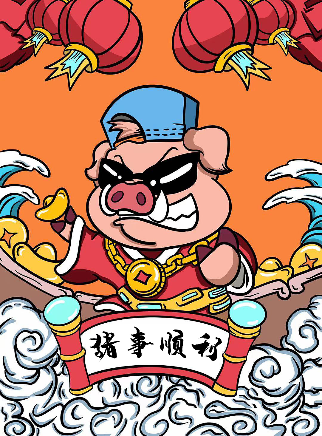 十二生肖（图ZMjUxNDMyNzg4） - 创作习作 - 站酷设计师抒水原创素材 - 站酷ZCOOL