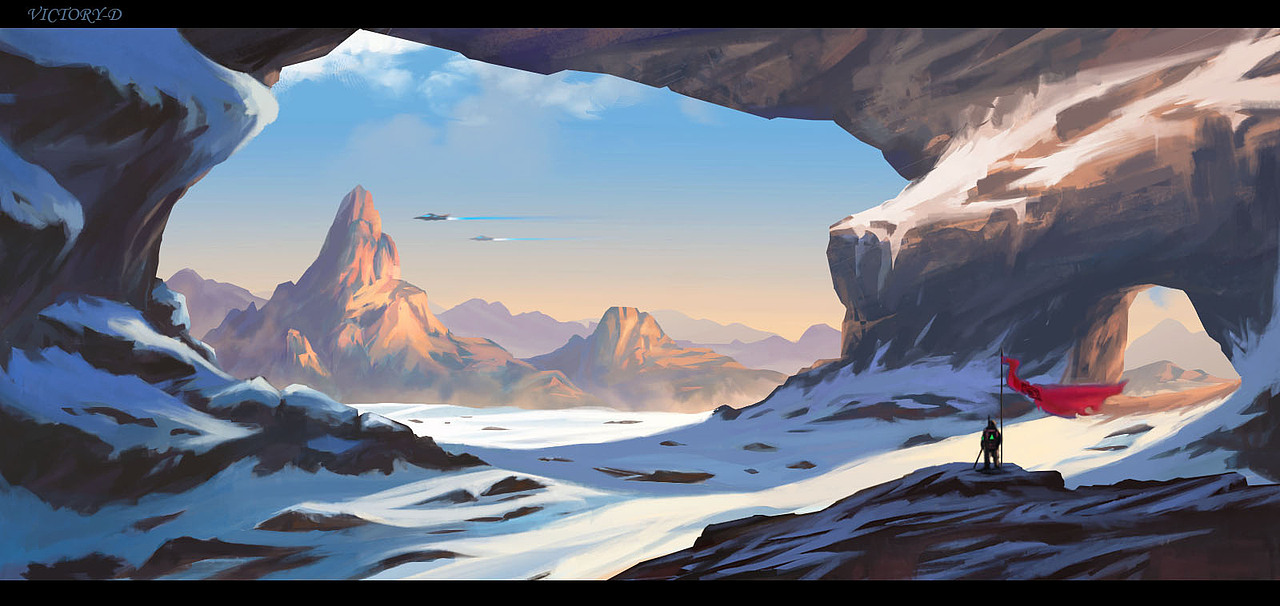 一张场景小练习。