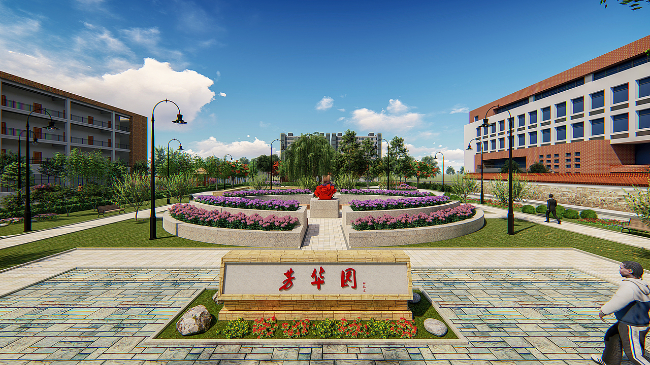 某大学牡丹园景观设计