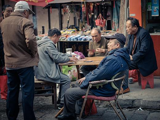 山塘老街的早晨