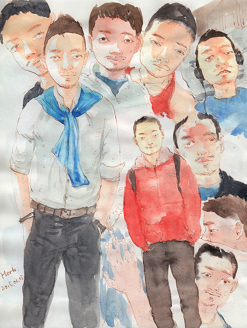 2015.01水彩习作（图ZMjQzNDI3Njg=） - 创作习作 - 站酷设计师Herb_hl原创素材 - 站酷ZCOOL