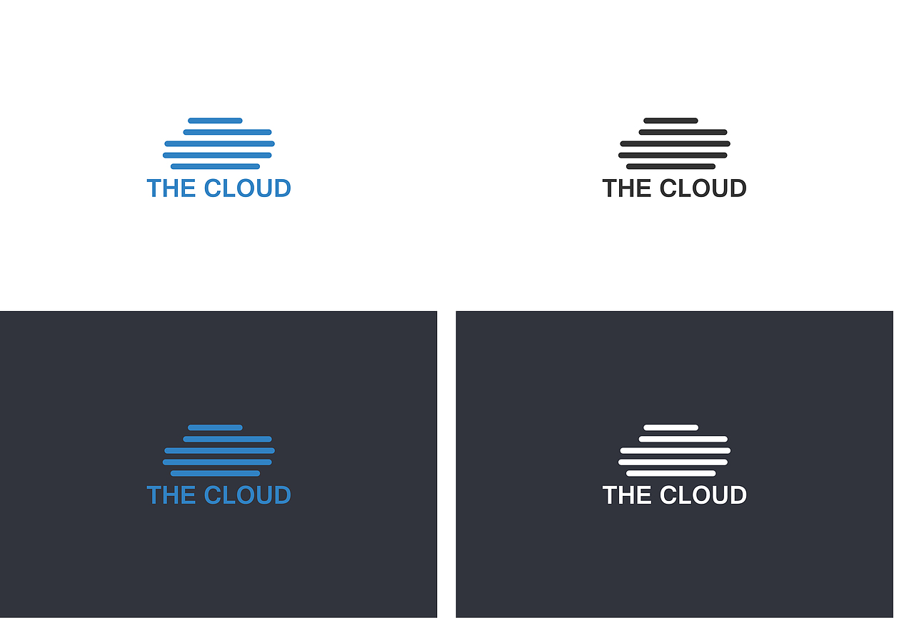 The Cloud logo设计（图ZMTEyODU5OTE2） - Logo - 站酷设计师teaser紫式部原创素材 - 站酷ZCOOL