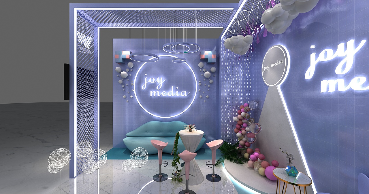 网红打卡展位设计