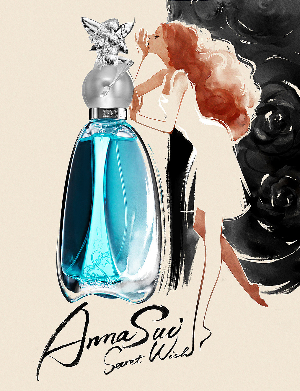 《cosmo》的一组香水软宣插图|插画|新锐潮流插画|焦洁appleseed