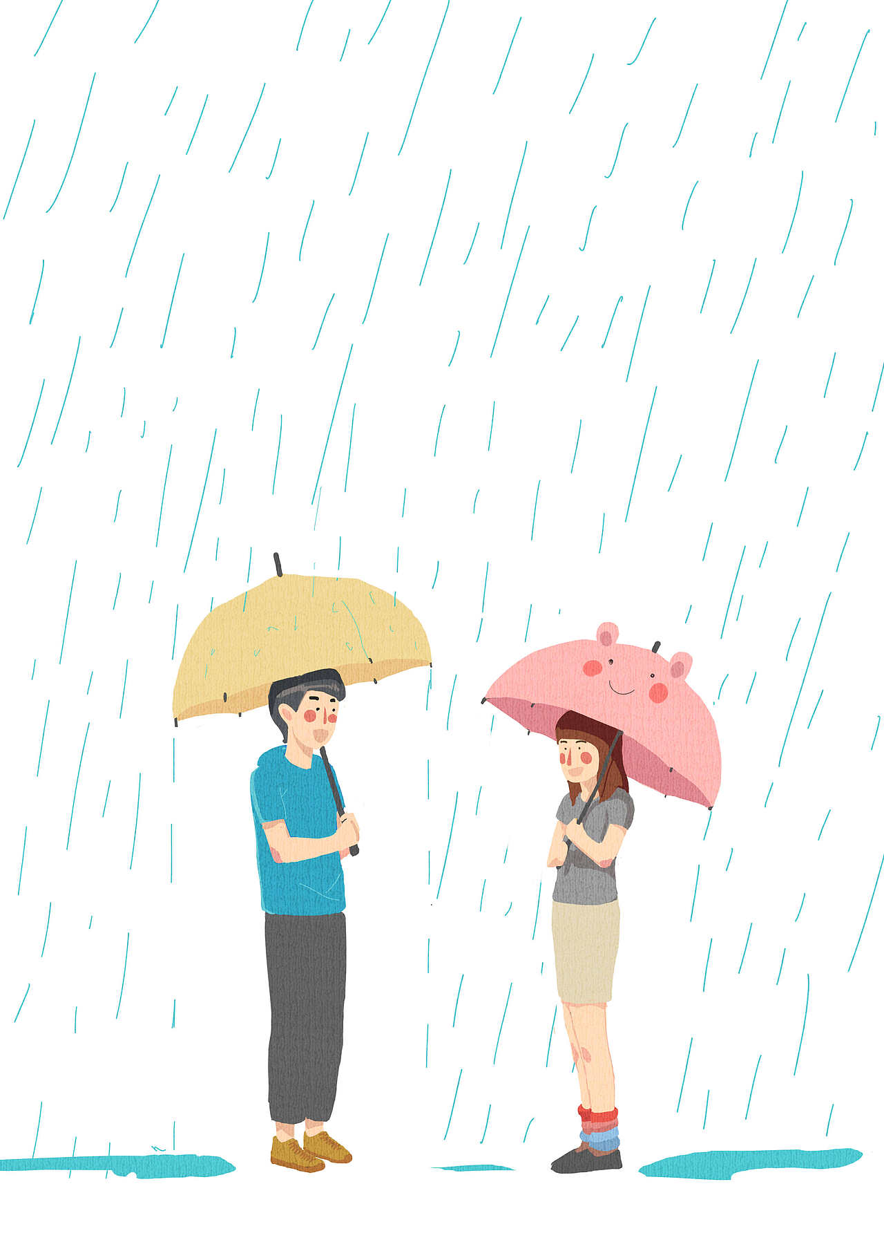 平时画的插画..