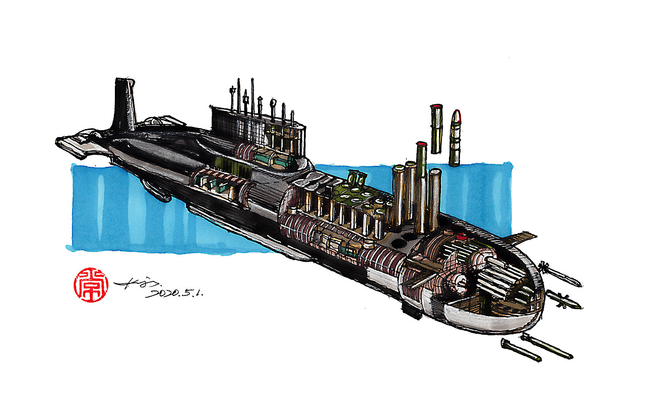 手绘纹理卡通黄色潜水艇在白色的背景。插画图片素材_ID:335646734-Veer图库