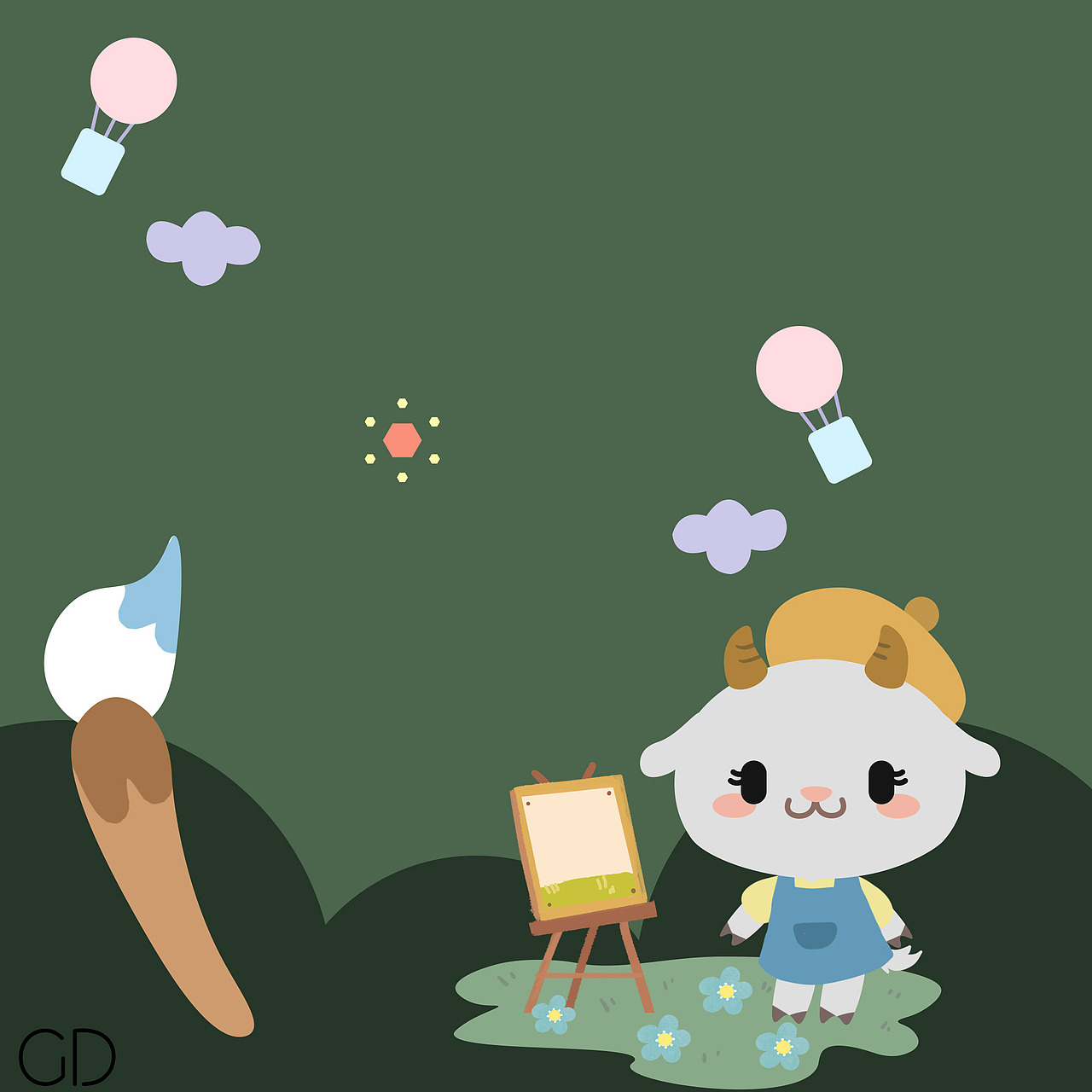 毛茸茸便签（图ZMjQ1NTYwODk2） - 商业插画 - 站酷设计师鱼蛋车崽面原创素材 - 站酷ZCOOL