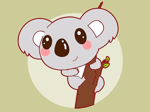 考拉卡通形象设计（个人主页-ZMjU2Mzk1NTY=） - IP形象 - 站酷设计师呆毛妹原创素材 - 站酷ZCOOL