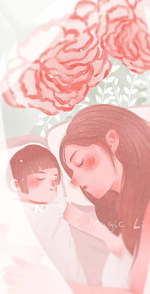 因为你是我的小孩子（图ZMTM5MTEyMDk2） - 绘本 - 站酷设计师MagicLi的世界原创素材 - 站酷ZCOOL