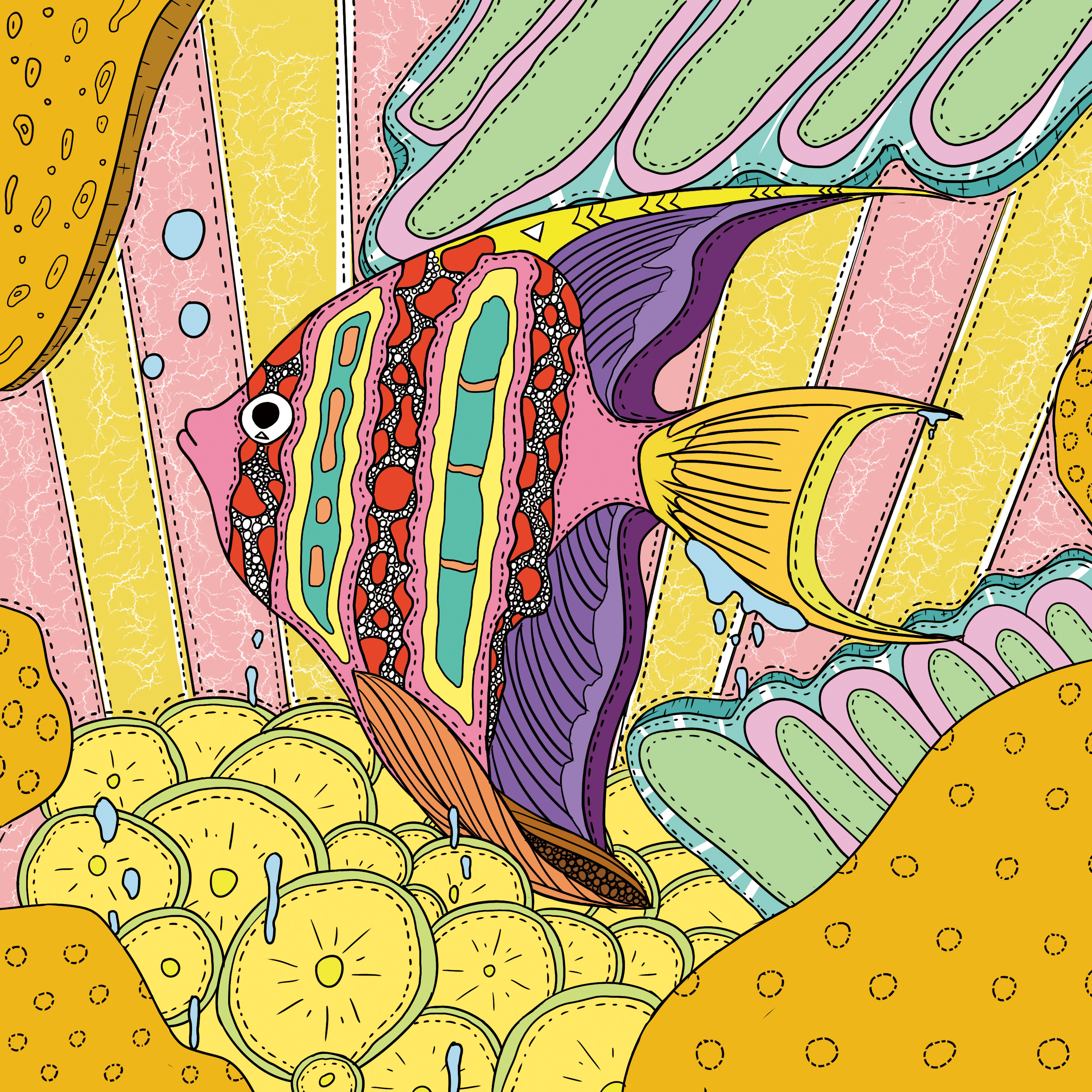 海洋生物|插画|儿童插画|板栗梵 - 原创作品 - 站酷 (ZCOOL)