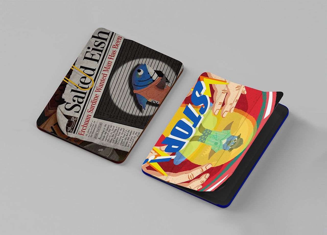 插画文创设计|iPad平板壳（图ZMzY1MDQyMTY4） - 商业插画 - 站酷设计师彦页二川原创素材 - 站酷ZCOOL