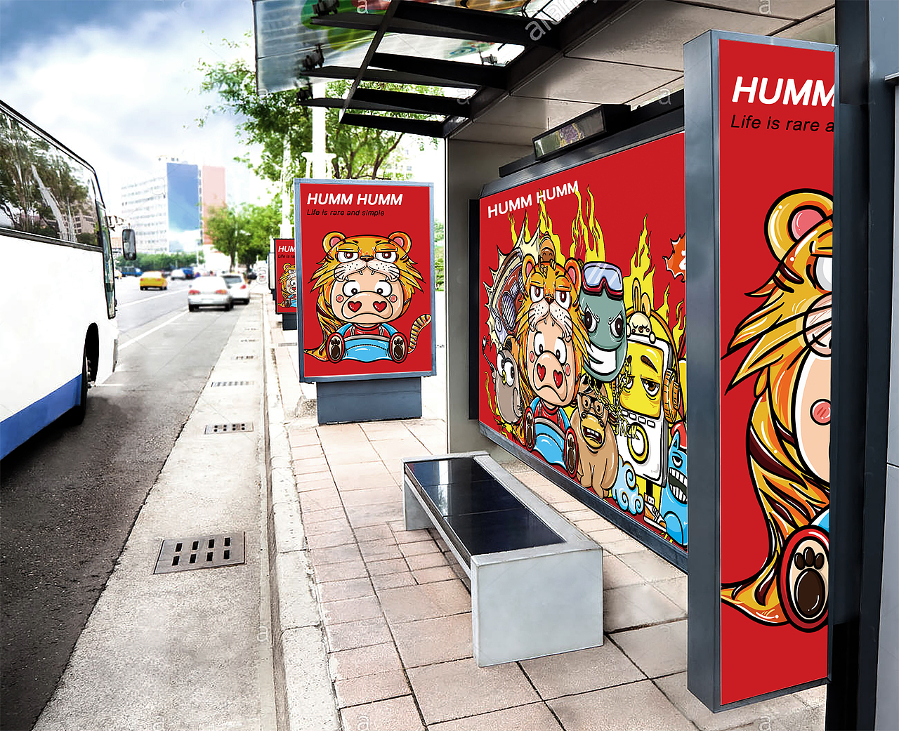 Humm..Humm的快乐（图ZMTE4MzI0ODI4） - 商业插画 - 站酷设计师刘小正原创素材 - 站酷ZCOOL